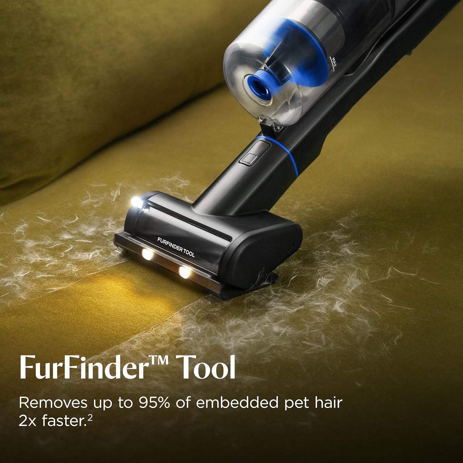 Bissell PowerClean FurGuard 280W Self-Standing Cordless Vacuum w/Self-Cleaning Brush Roll, Strong Suction, Removeable Battery, Wall Mount, Upholstery Tool & Bright Headlights - Image 4